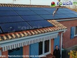 7 kWc photovoltaïque installés à La Tour du Crieu près de Pamiers (Ariège)