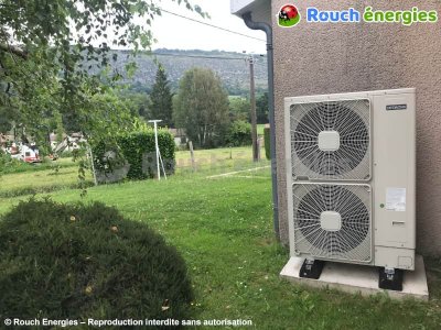 PAC air-eau&nbsp;Hitachi, à&nbsp;Foix