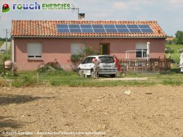 Installation photovoltaïque réalisée près de Montréjeau, Haute-Garonne