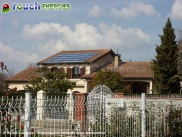 2,88 kWc installés à la Tour du Crieu près de Pamiers en Ariège