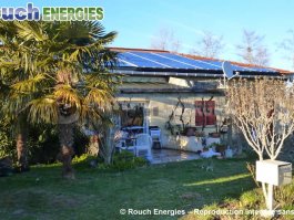 Photovoltaïque installé à Esplas en Ariège