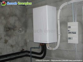 Pompe à chaleur air-eau installée près de Luzenac, en Ariège