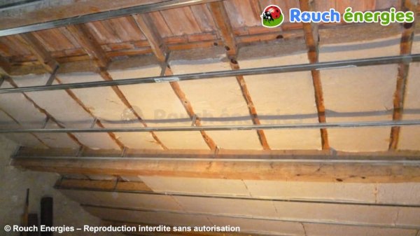 Isolation de toiture sous rampant, à Foix en Ariège