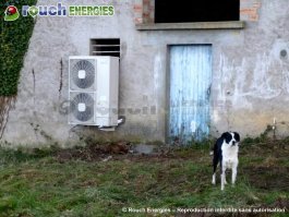 Pompe à chaleur installée près de Varilhes en Ariège