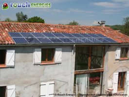 3 kWc de solaire photovoltaïque installés près de Pamiers, Ariège