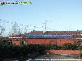 Installation photovoltaïque réalisée à Pamiers, en Ariège