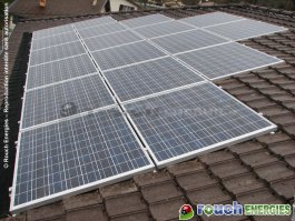 Panneaux photovoltaïques installés à Luzenac, en Ariège
