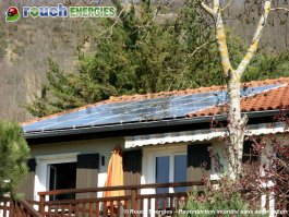 3 kWc de panneaux photovoltaïques installés près de Lavelanet, en Ariège