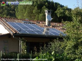 3 kWc de photovoltaïque installés à Loubières près de Saint Jean de Verges