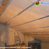 Isolation sous rampant d'une toiture à Foix, en Ariège