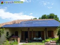 Photovoltaïque : 9 kWc en escalier à St Jean du Falga, en Ariège