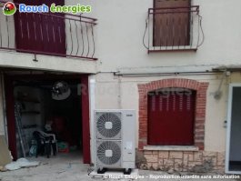 Pompe à chaleur installée à Arvigna, en Ariège