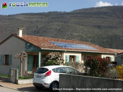 Photovoltaïque installé près de Foix, à Ferrières