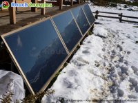 Chauffage solaire installé près de Foix en Ariège