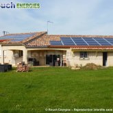 9 kWc de photovoltaïque installés près de Gaillac, Tarn
