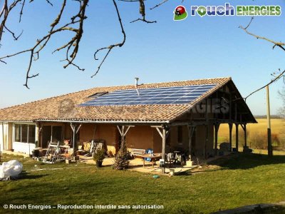 9 kWc de photovoltaïque sur système Solrif, près de Cadours (31)