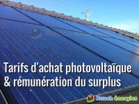 Tarif d'achat photovoltaïque