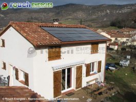 Photovoltaïque installé à Montgailhard, près de Foix