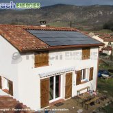Photovoltaïque installé à Montgailhard, près de Foix