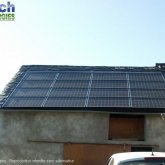 Photovoltaïque intégré sur ardoise, St Girons