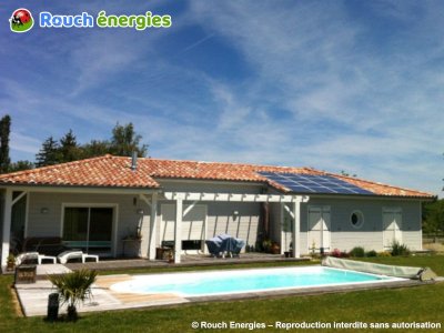 Photovoltaïque installé près de Pamiers, en Ariège