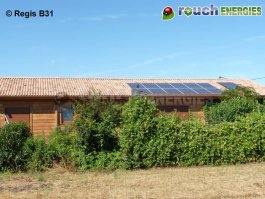 Installation photovoltaïque réallisée à Calmont, Haute-Garonne