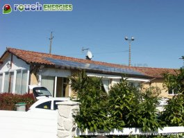 Photovoltaïque installé à St Jean de Verges près de Foix, Ariège