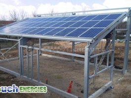 Photovoltaïque sur toiture industrielle à Verniolle