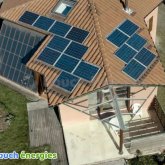 Panneaux photovoltaïques installés à Foix, Ariège