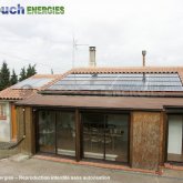 Panneaux photovoltaïques installés à Castelnaudary, dans l'Aude