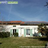 Photovoltaïque et chauffe-eau solaire, installés près de Saverdun, Ariège