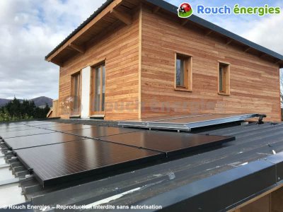 4,2 kWc de photovoltaïque pour l'autoconsommation et un chauffe-eau solaire à St Pierre de Rivière