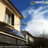Chauffe-eau solaire installé à Foix, Ariège