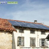 Photovoltaïque réalisé près de la Bastide de Sérou, Ariège