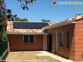 Photovoltaïque sur maison neuve à Rieux-Volvestre (31)