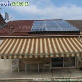 Photovoltaïque installé sur une toiture de Shingle, Lavelanet, Ariège