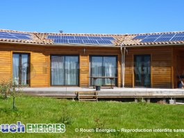 6kWc de photovoltaïque en 3 pans installés près de Pamiers (Ariège)
