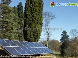3 kWc de photovoltaïque sur châssis au sol, près de Saint-Girons, Ariège