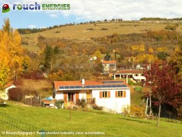 Photovoltaïque et chauffe-eau solaire installés au Mas d'Azil, Ariège