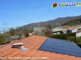 Aérovoltaïque RVOLT installé à Loubières près de Foix