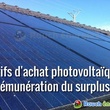 Tarif d'achat photovoltaïque et prime à l'investissement