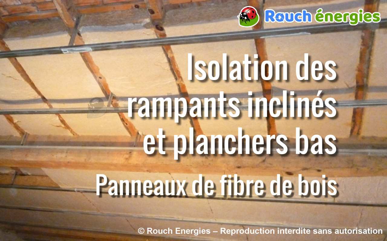 Isolation des rampants en fibre de bois en Ariège