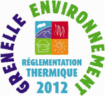 logo de la Réglementation Thermique 2012 RT2012 150x138