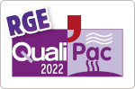 logo QualiPAC 2022 RGE Reconnu Garant de l'Environnement
