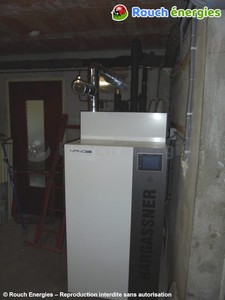 Chaudière à granulés NanoPK à Verniolle (Ariège)