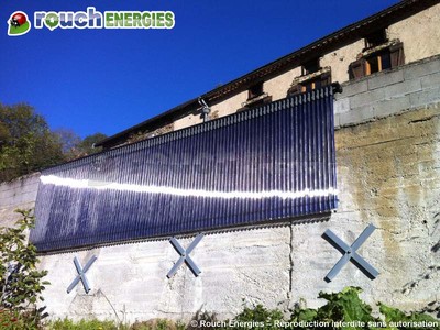 Chauffage solaire près de Tarascon-sur-Ariège