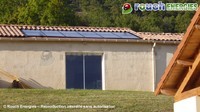 Aérovoltaïque R-VOLT installé près de Lavelanet (Ariège)